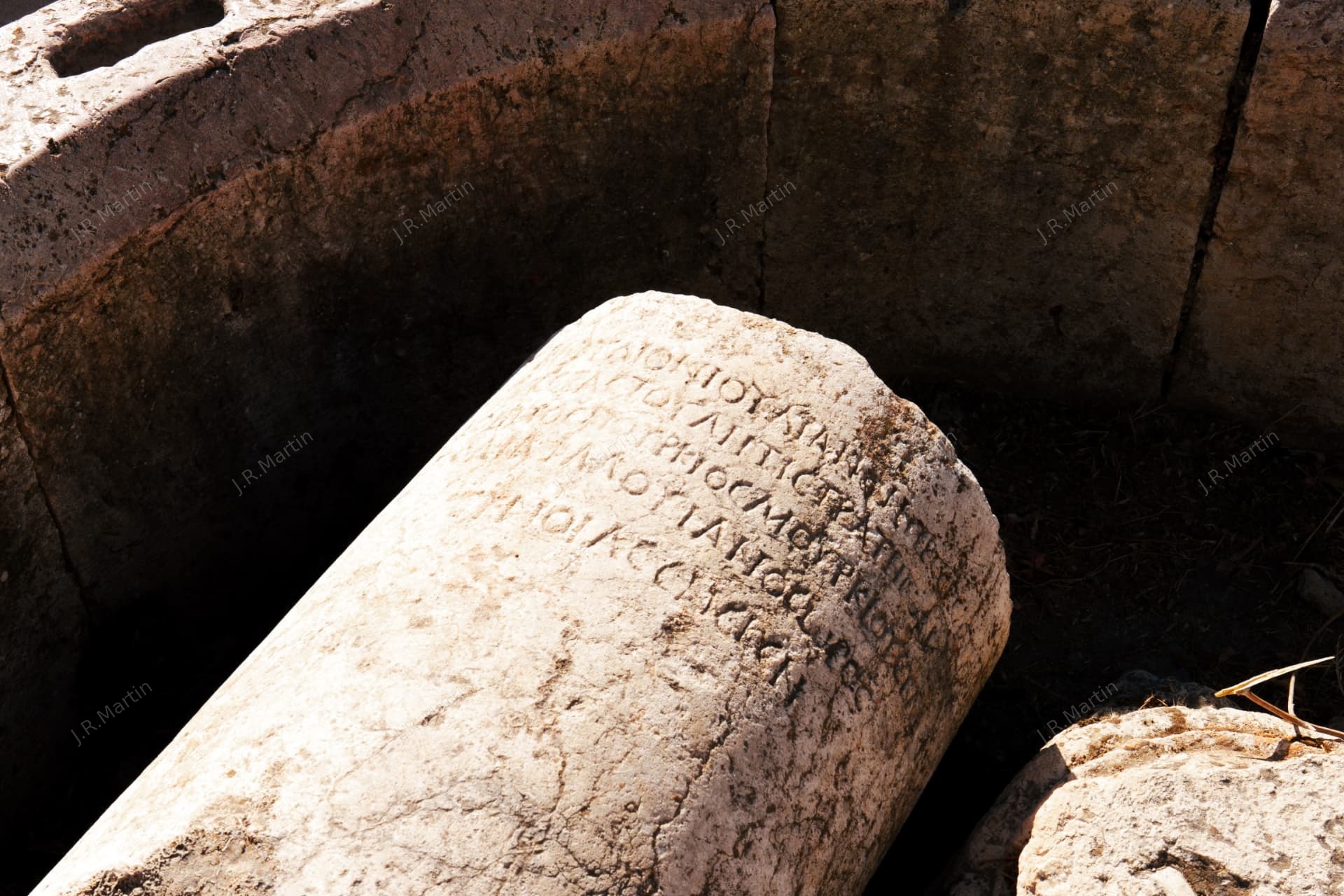 Ancient columns at Jerash, Jordan